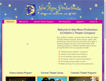 Tablet Screenshot of newmoonproductions.org